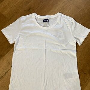 Gas White Women's Jersey Top from Italy 🇮🇹. Size M